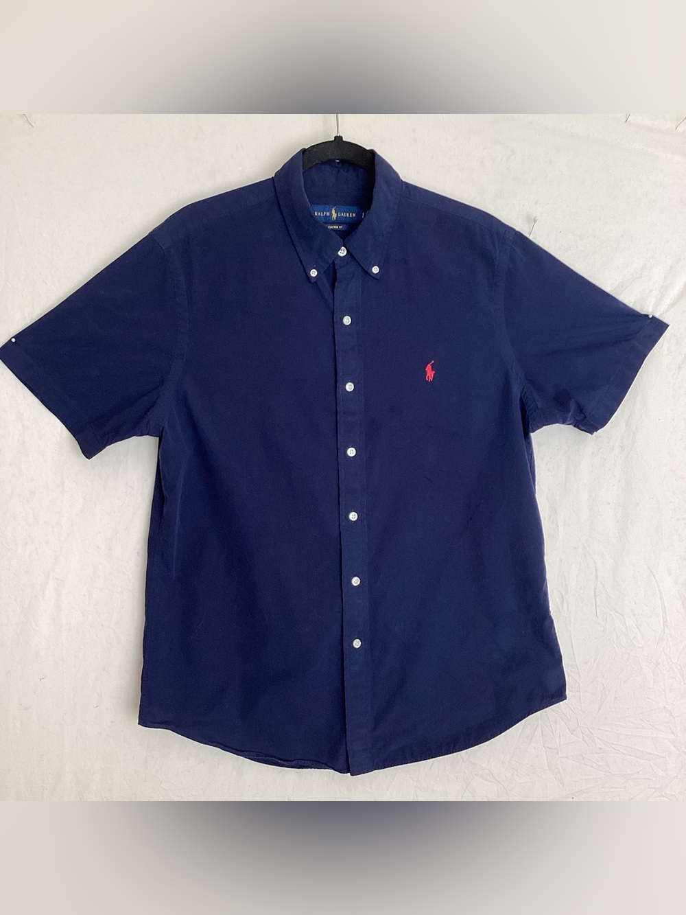 Polo Ralph Lauren short sleeve button down shirt custom made size large